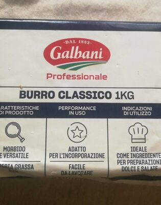 Burro classico professionale