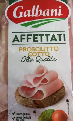 Prosciutto cotto front packaging