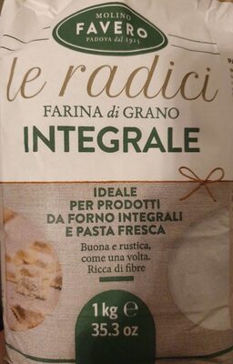 Le radici farina integrale