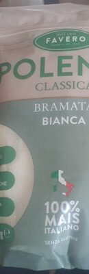 Polenta classica bramata bianca