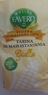 Farina istantanea front packaging