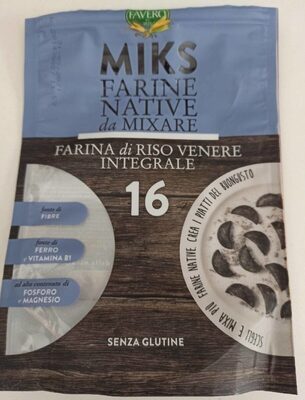 Farina di riso Venere integrale