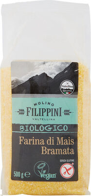 Biologico farina di mais bramata