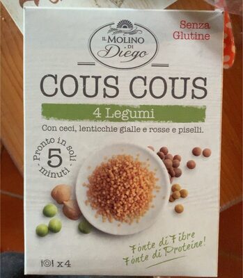 COUS COUS  4 Legumi