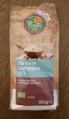 Harina de garbanzos BIO front packaging