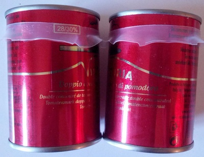 Double concentré de tomates front packaging