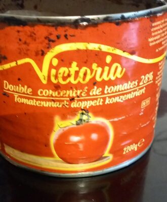 Boîte de double concentré de tomates 28%