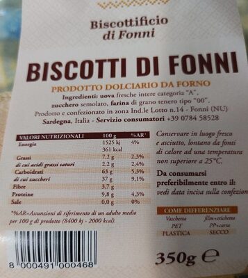 Biscotti di Fonni