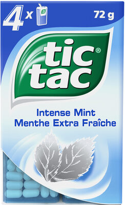 Tic tac menthe extra fraiche t4 t(33x4) pack de 4 etuis