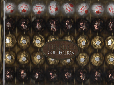 Coffret chocolat front packaging