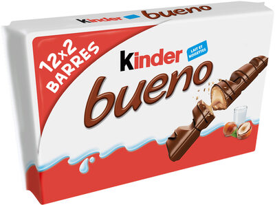 Barre Chocolatée Kinder Bueno Chocolat au Lait x12 - 516g