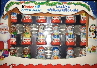 Kinder Schokolade Lustige Weihnachtsbande