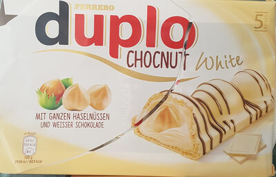 Duplo choconuts white front packaging