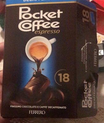 Pocket coffee decaffeinato