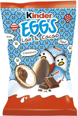 Kinder Eggs Cacao x12 oeufs fourrés