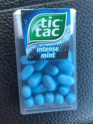 tic tac intense mint front packaging