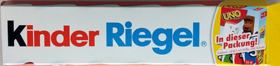 Kinder Riegel front packaging