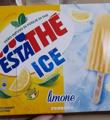 Estathe' Ice limone front packaging