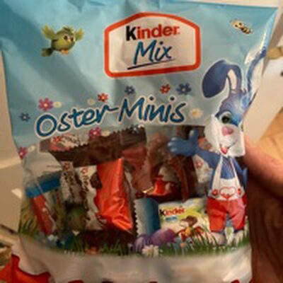 Kinder-Mix Oster-Minis front packaging