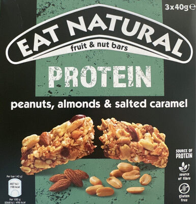 Protein Peanuts, Almonds & Salted Caramel Fruit &am