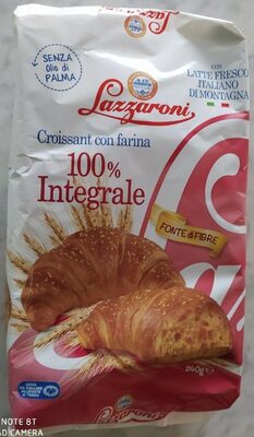 Croissant con farina 100% integrale