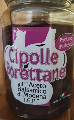 Cipolle borettane all' "aceto balsamico di Modena I.G.P."