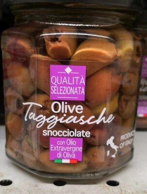 Olive taggiasche front packaging