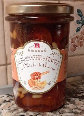 Albicocche e pinoli in mieledi acacia