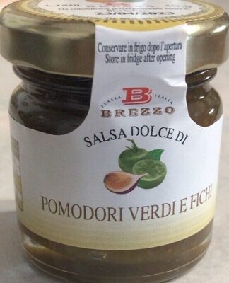 salsa dolce di pomodori verdi e fichi