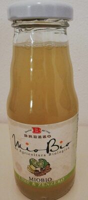 MIOBIO Lime e Zenzero front packaging