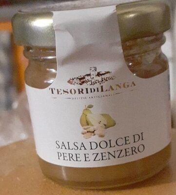 Salsa dolce di pere e zenzero