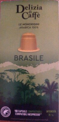 Caffè in capsule front packaging