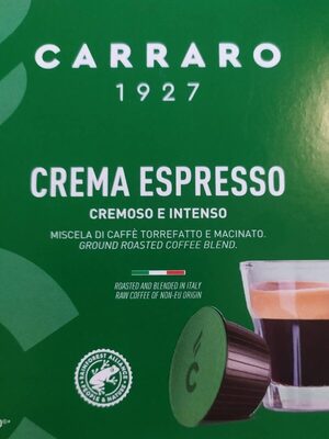 Crema espresso front packaging