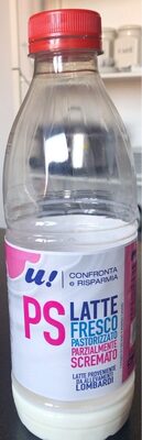 Latte parzialmente scremato front packaging