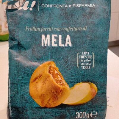 Frollini farciti con confettura di MELA