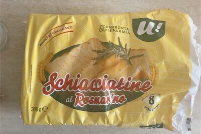schiattine con rosmarino front packaging