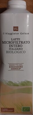 Latte intero microfiltrato biologico