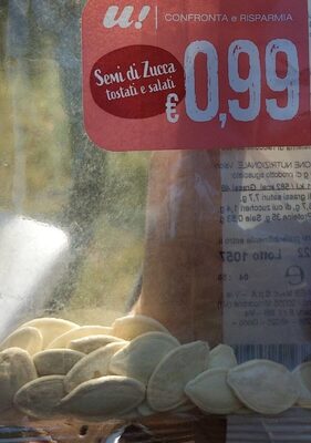 Semi di Zucca in guscio tostati e saltati