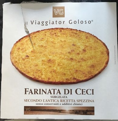 Farinata di ceci front packaging