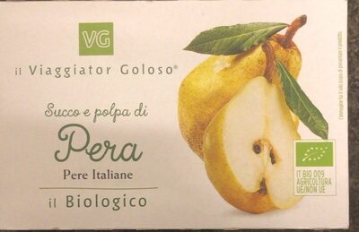 Succo e polpa di pera