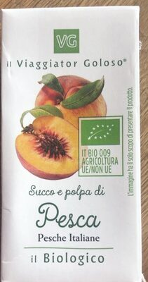 Succo e polpa di pesca