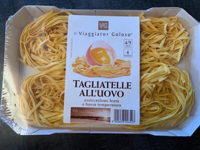 Tagliatelle all'uovo front packaging