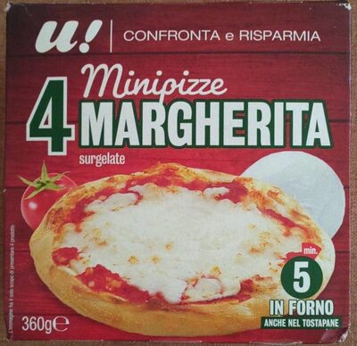 4 Minipizze Margherita Surgelate