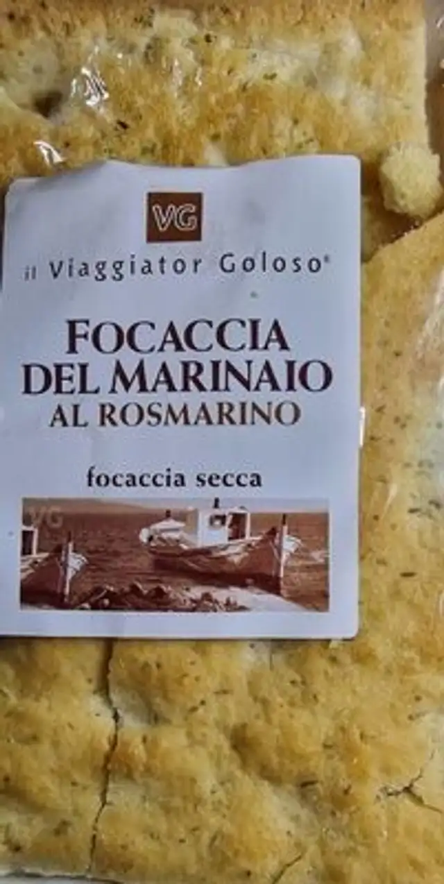 Focaccia del marinaio al rosmarino front packaging