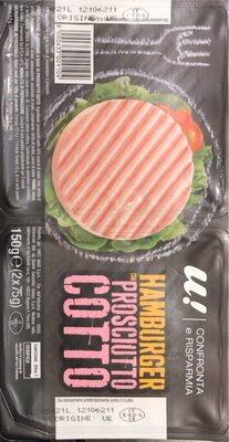 Hamburger con prosciutto cotto