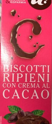 Biscotti Ripieni con Crema al Cacao
