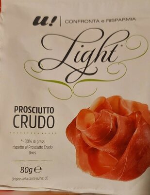Prosciutto crudo front packaging