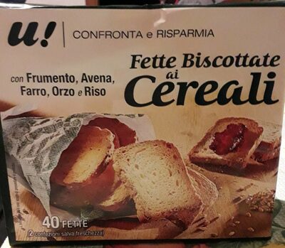 Fette biscottate ai cereali