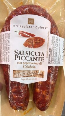 Salsiccia curva piccante front packaging