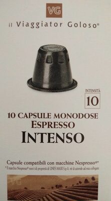Capsule monodose espresso intenso